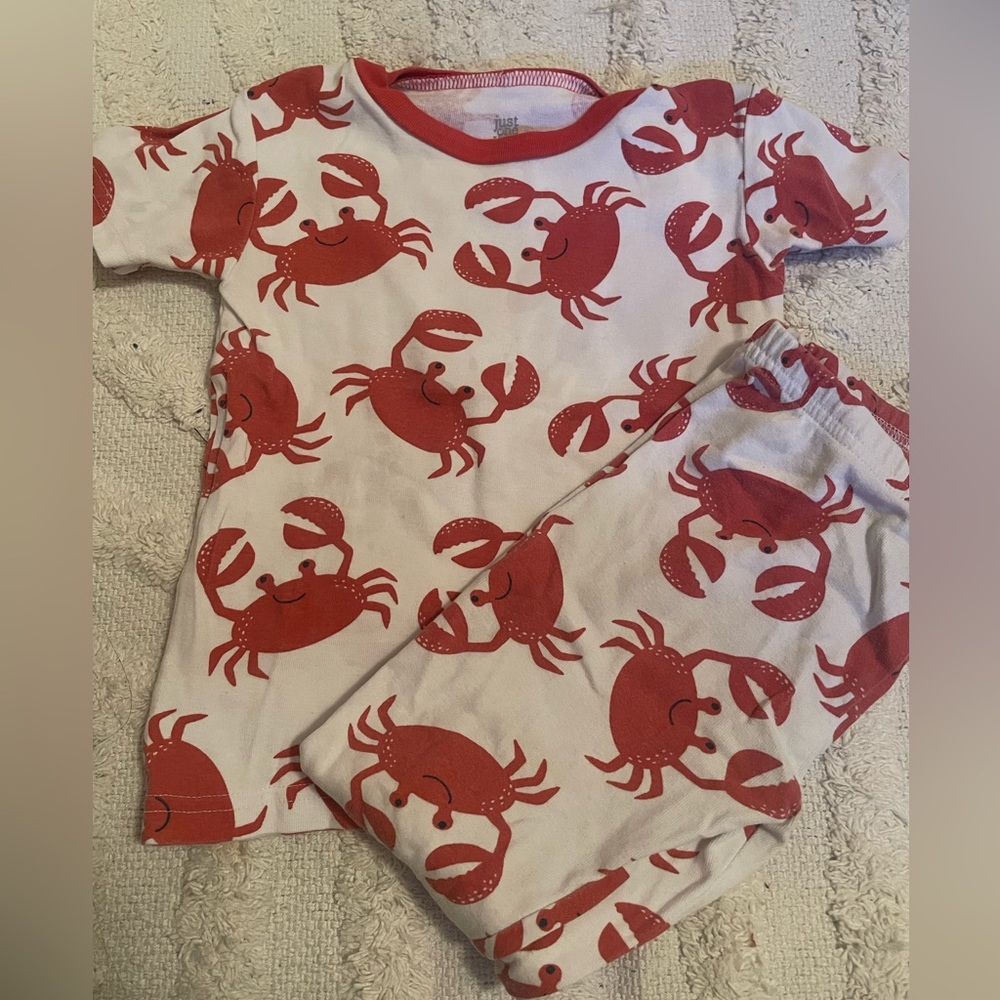Toddler crab pj set